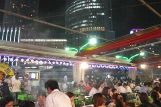 大名古屋ビルヂング　ビアガーデンマイアミ（家族会）