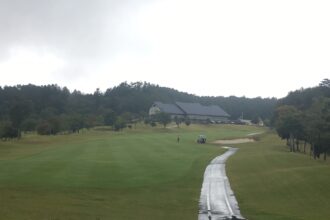 初めてのつくでゴルフクラブで豪雨ラウンド