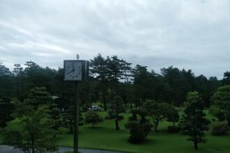 岐阜カンツリー倶楽部　天気予報は最悪・・