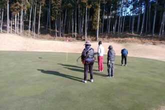 ローモンドCCで極寒の初打ち・・