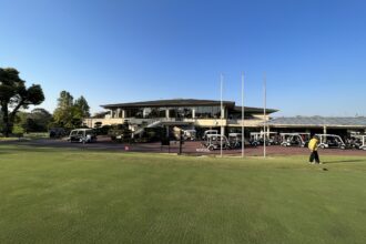 桜満開の京ヶ野ゴルフ倶楽部に行ってきました。